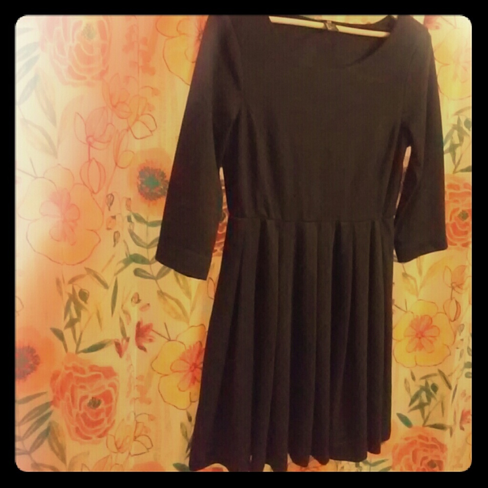 H&M little black dress size large L